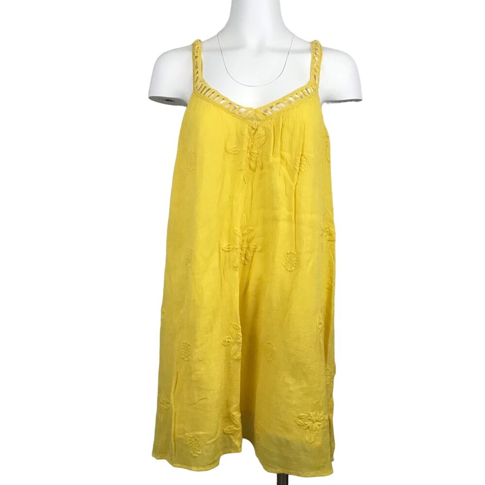 ZARA Trafaluc Collection Mini Dress Yellow L